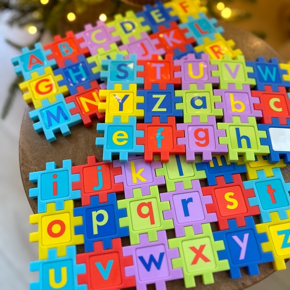 Target bullseye 54 Ct puzzle connection letters alphabet Montessori learning - Picture 5 of 6